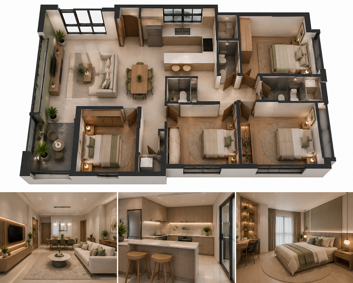 Web Blog_Posh Living_4 Room BTO Interior Design Ideas for Modern Singapore Homes
